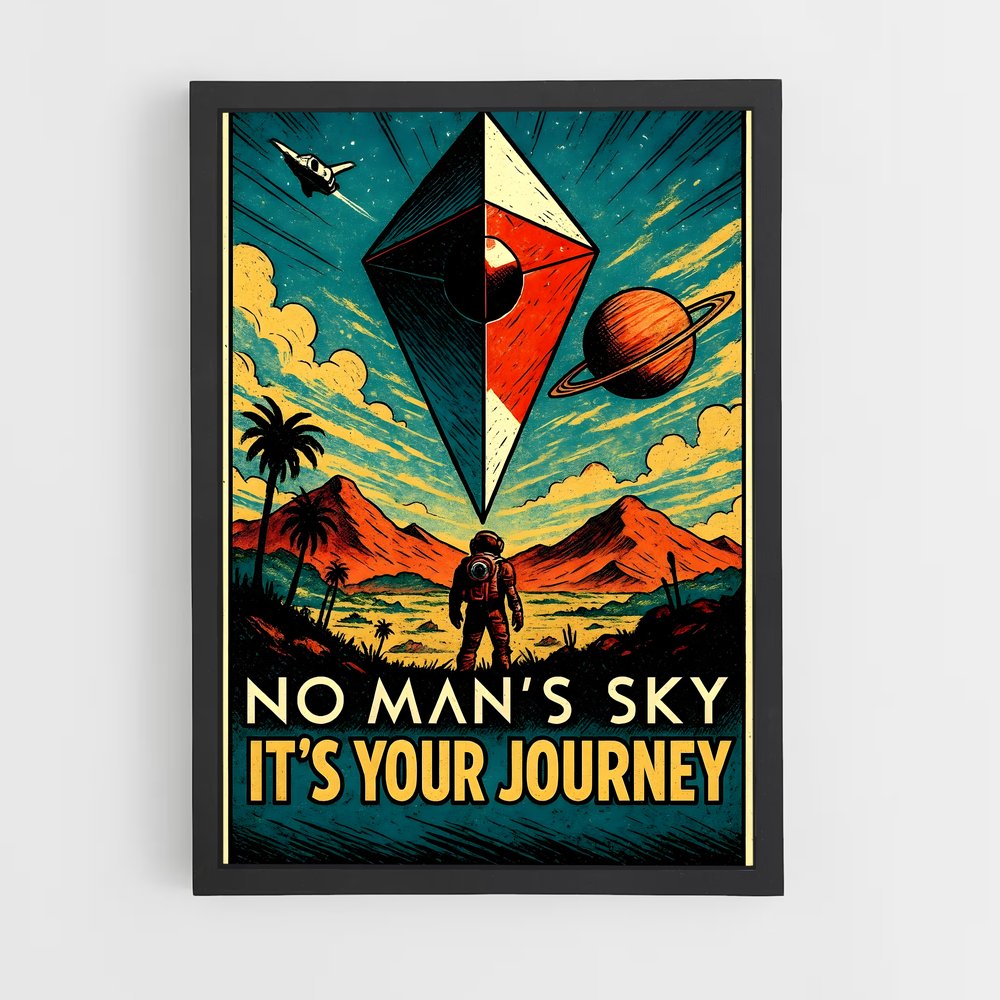 Poster man sky perte – affiche No man sky (vue 2)
